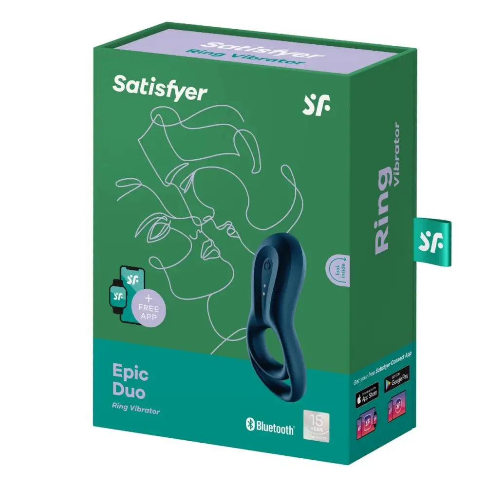Satisfyer Epic Duo Ring Vibrator - Sex Toys - Save 20% - Fast Shipping - Sale United Kingdom Stoke-on-trent