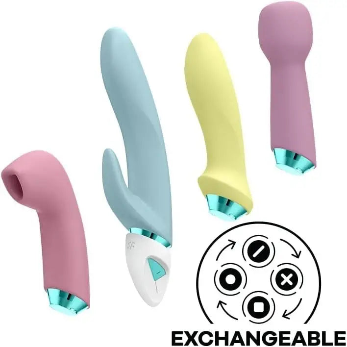Satisfyer Fabulous Four - 4 Piece Set Rabbit G-spot Suction Vibrators for Women - G-spot - United Kingdom Stoke-on-trent