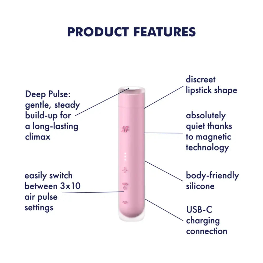 Satisfyer First Kiss - Berry - Save 25% - 15% - Fast Shipping - Vibrator United Kingdom Stoke-on-trent