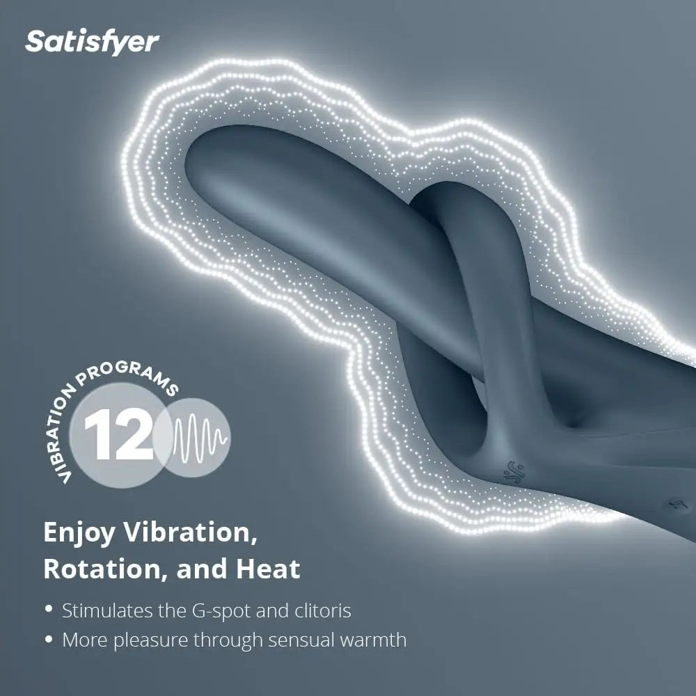 Satisfyer Heat Flex 4 Rotating Warming Rabbit Sex Toy – Rechargeable & Waterproof - Save 25% - Vibrator | Uk - United Kingdom Stoke-on-trent