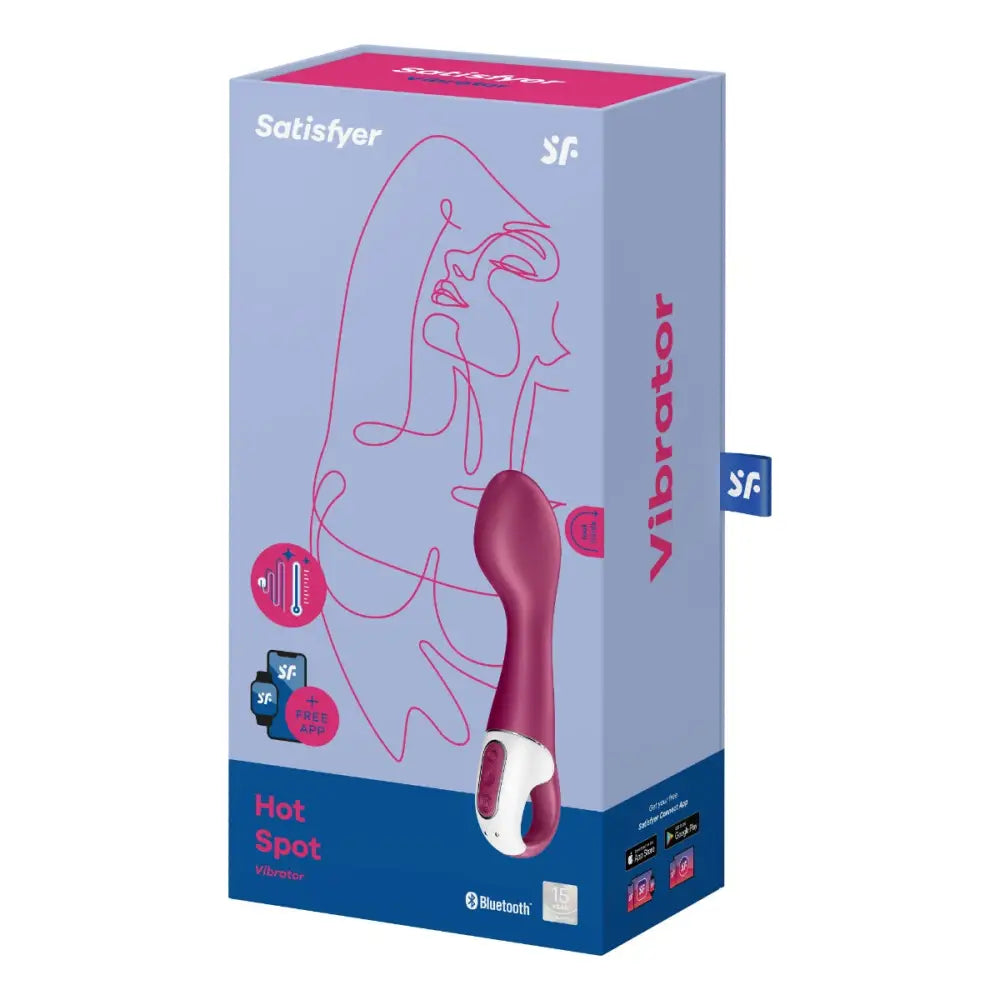 Satisfyer Hot Spot - Berry - Save 25% - 10% - Fast Shipping - Vibrator United Kingdom Stoke-on-trent
