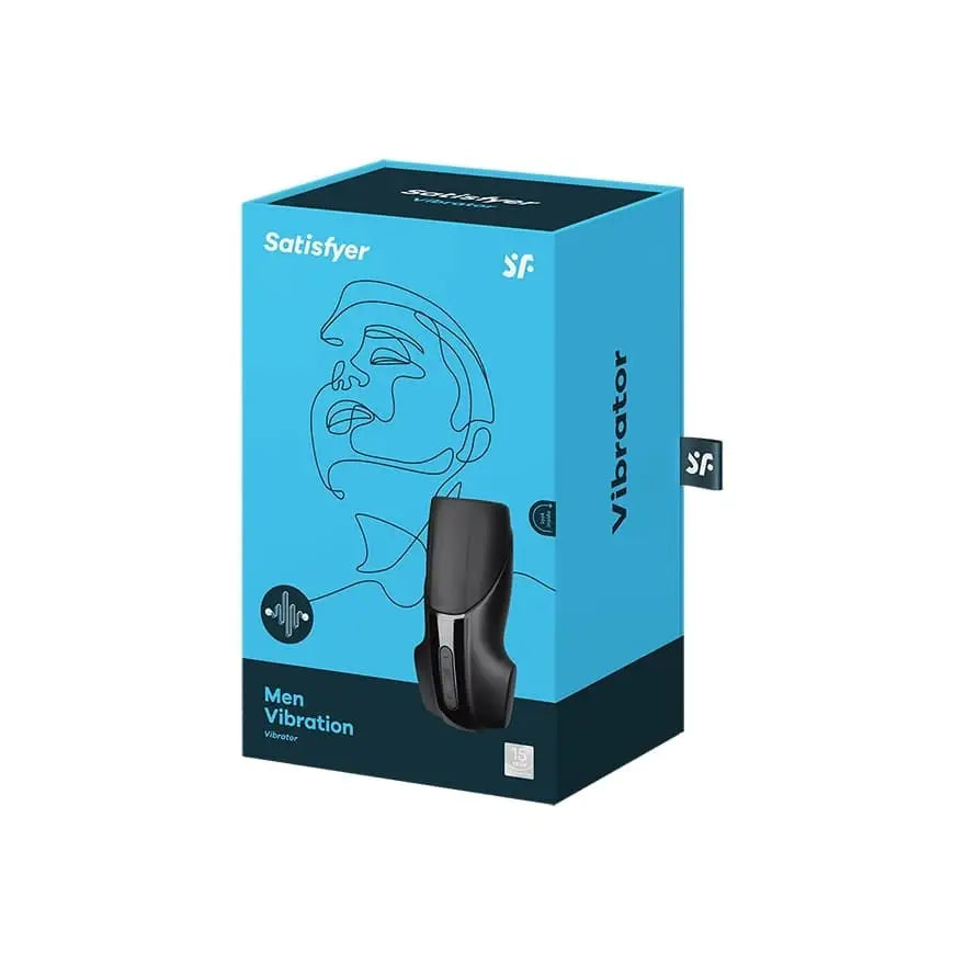 Satisfyer Men Vibration Vibrator Black - Sex Toys - Save 15% - Fast Shipping - Sale United Kingdom Stoke-on-trent