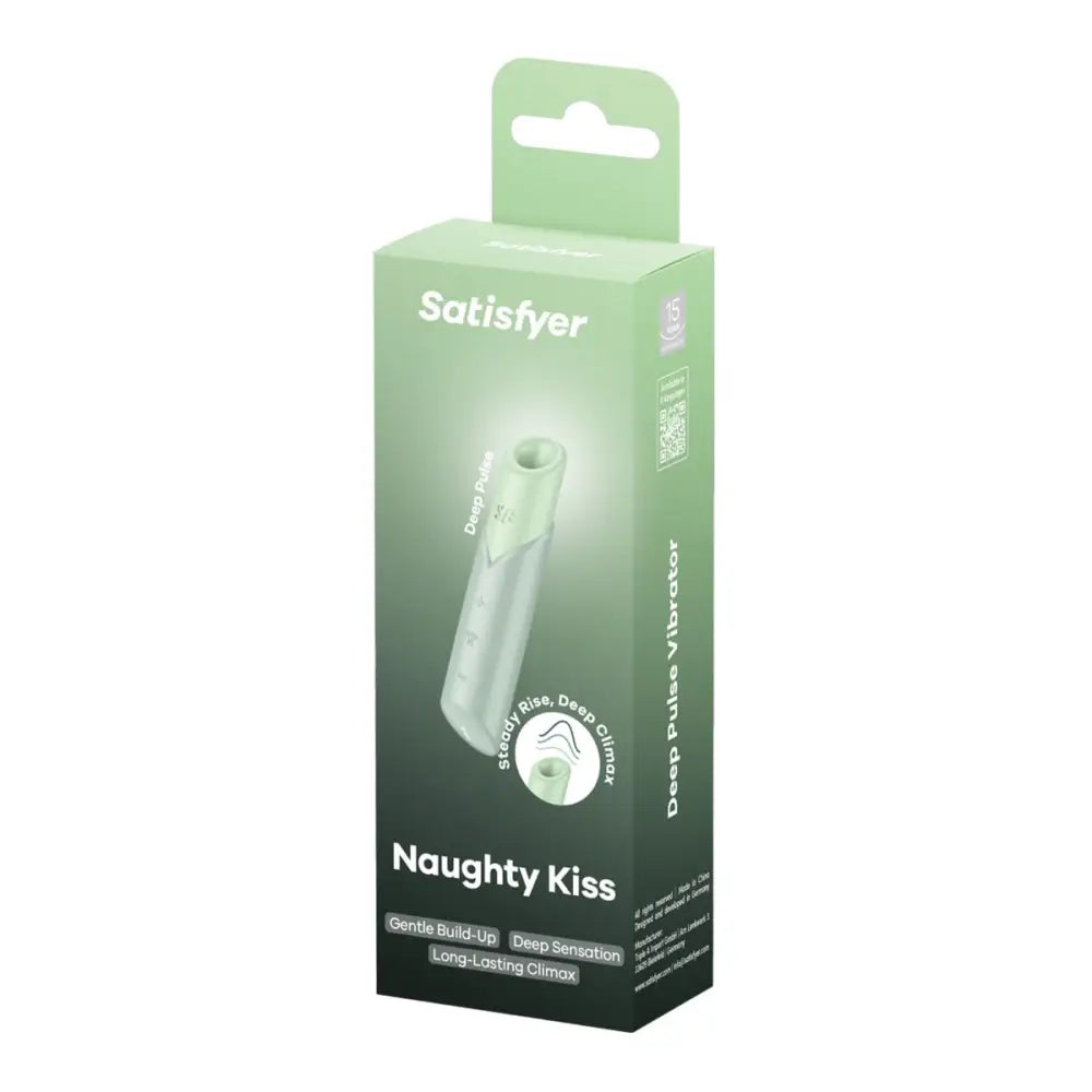 Satisfyer Naughty Kiss - Mint - Save 15% - Fast Shipping - Vibrator United Kingdom Stoke-on-trent
