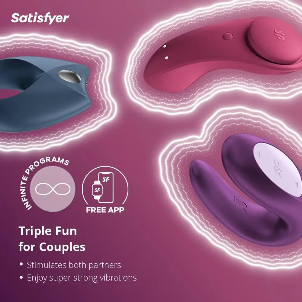 Satisfyer Partner Box 3 - Diverse - Save 10% - Fast Shipping - Vibrator United Kingdom Stoke-on-trent