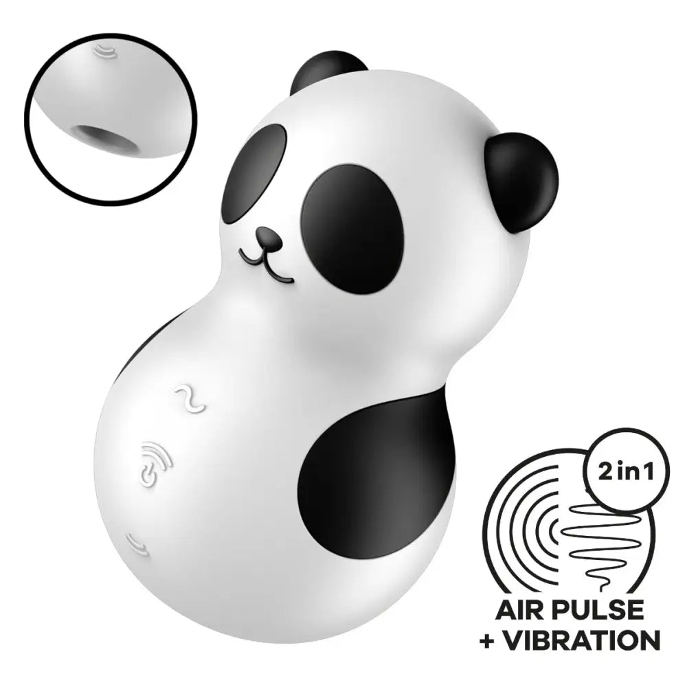 Satisfyer Pocket Panda - White - Save 15% - Fast Shipping - Vibrator United Kingdom Stoke-on-trent