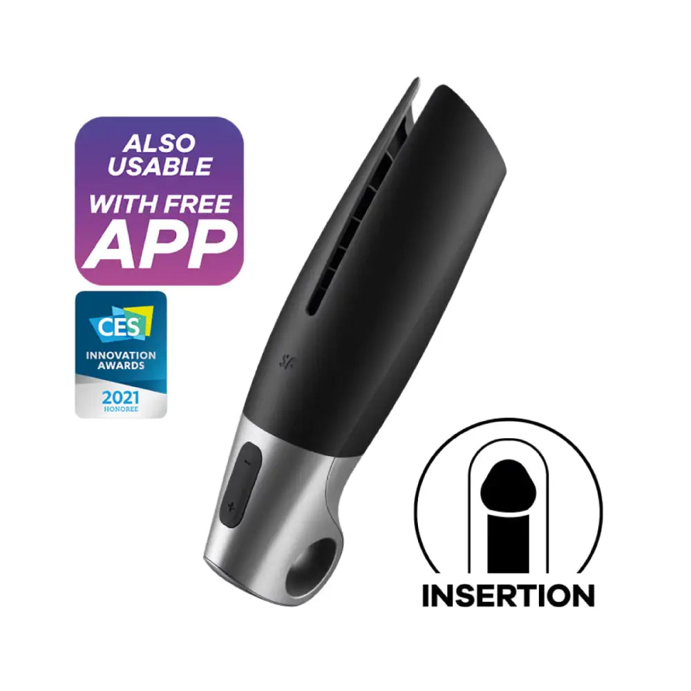 Satisfyer Power Masturbator - Black - Save 10% - Fast Shipping - Sale United Kingdom Stoke-on-trent