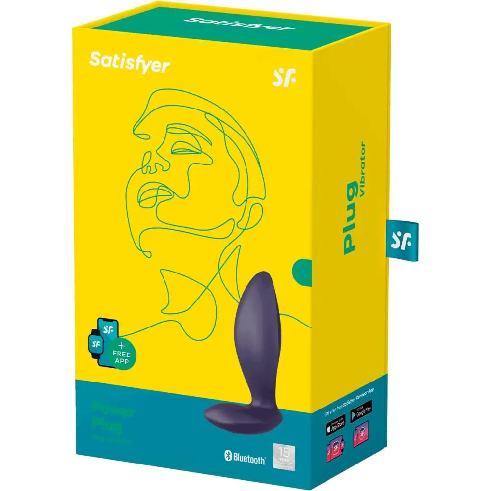 Satisfyer Power Plug - Plum - Save 10% - Fast Shipping - Anal Dildos United Kingdom Stoke-on-trent