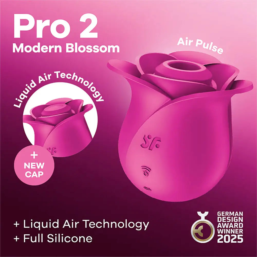 Satisfyer Pro 2 - Modern Blossom Rose - Save 10% - Fast Shipping - Vibrator United Kingdom Stoke-on-trent