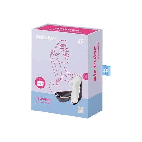 Satisfyer Pro Traveler Stimulator White - Sex Toys - Save 15% - Fast Shipping - Vibrator United Kingdom Stoke-on-trent