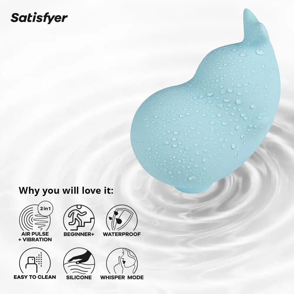 Satisfyer Sassy Seal Air Pulse & Vibration Clitoral Sex Toy - Save 35% - – - Vibrator United Kingdom Stoke-on-trent