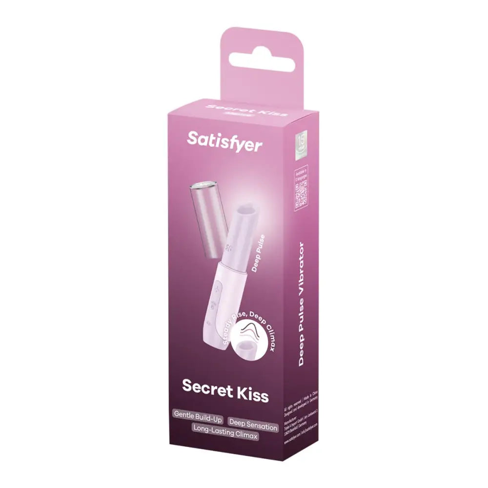Satisfyer Secret Kiss - Blush Pink - Save 15% - Fast Shipping - Vibrator United Kingdom Stoke-on-trent
