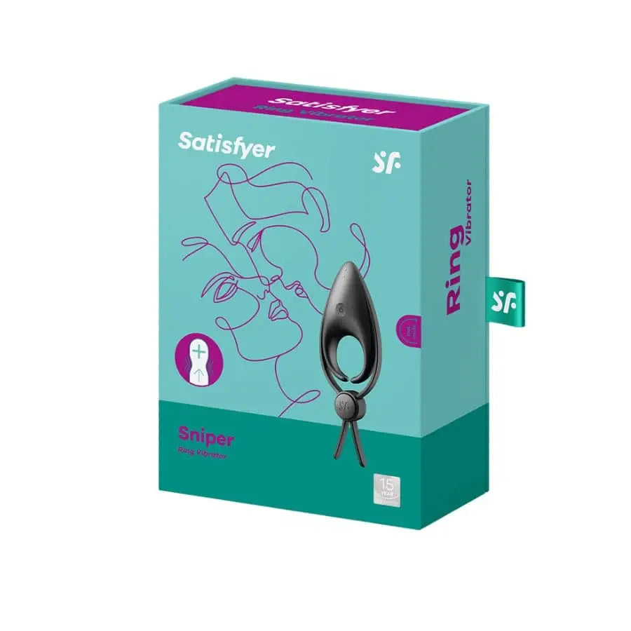 Satisfyer Sniper Cock Ring Black - Sex Toys - Save 20% - Fast Shipping - Sale United Kingdom Stoke-on-trent