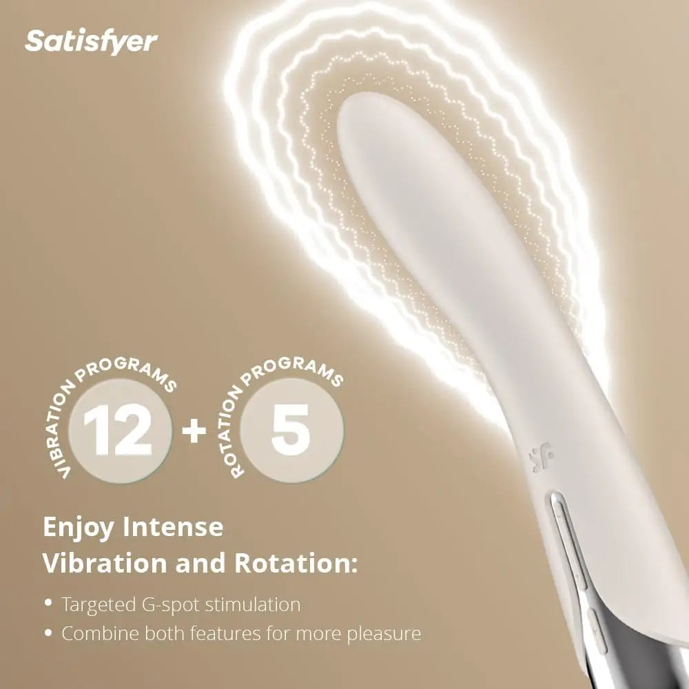 Satisfyer Spinning Vibe 1 - Beige - Save 15% - 10% - Fast Shipping - Vibrator United Kingdom Stoke-on-trent