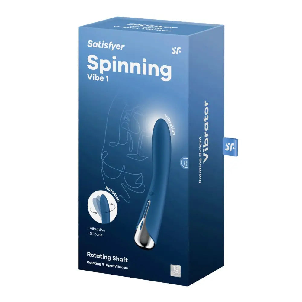 Satisfyer Spinning Vibe 1 - Blue - Save 10% - Fast Shipping - Vibrator United Kingdom Stoke-on-trent