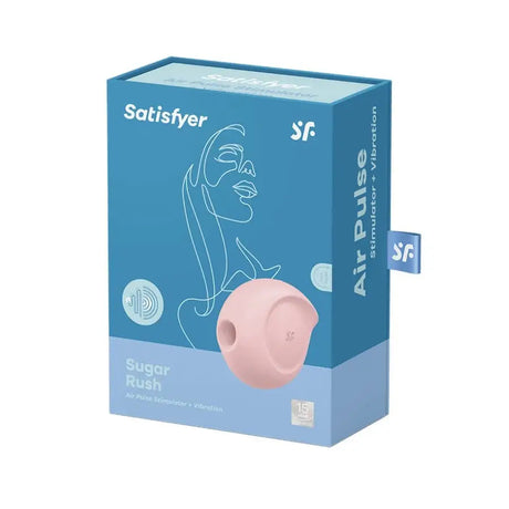 Satisfyer Sugar Rush Air Pulse Vibrator Rose - Save 15% - Fast - United Kingdom Stoke-on-trent