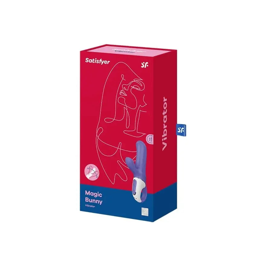 Satisfyer Vibes Magic Bunny Vibrator Blue - Sex Toys - Save 20% - Fast Shipping - United Kingdom Stoke-on-trent