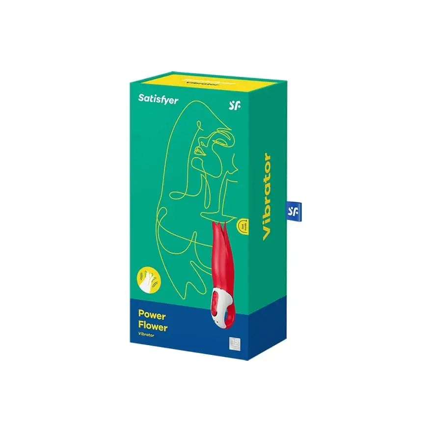 Satisfyer Vibes Power Flower Vibrator Red - Sex Toys - Save 20% - Fast Shipping - United Kingdom Stoke-on-trent