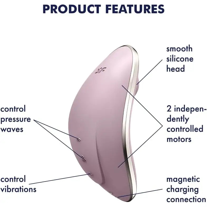 Satisfyer Vulva Lover 1 - Violet - Save 20% - Fast Shipping - Vibrator United Kingdom Stoke-on-trent