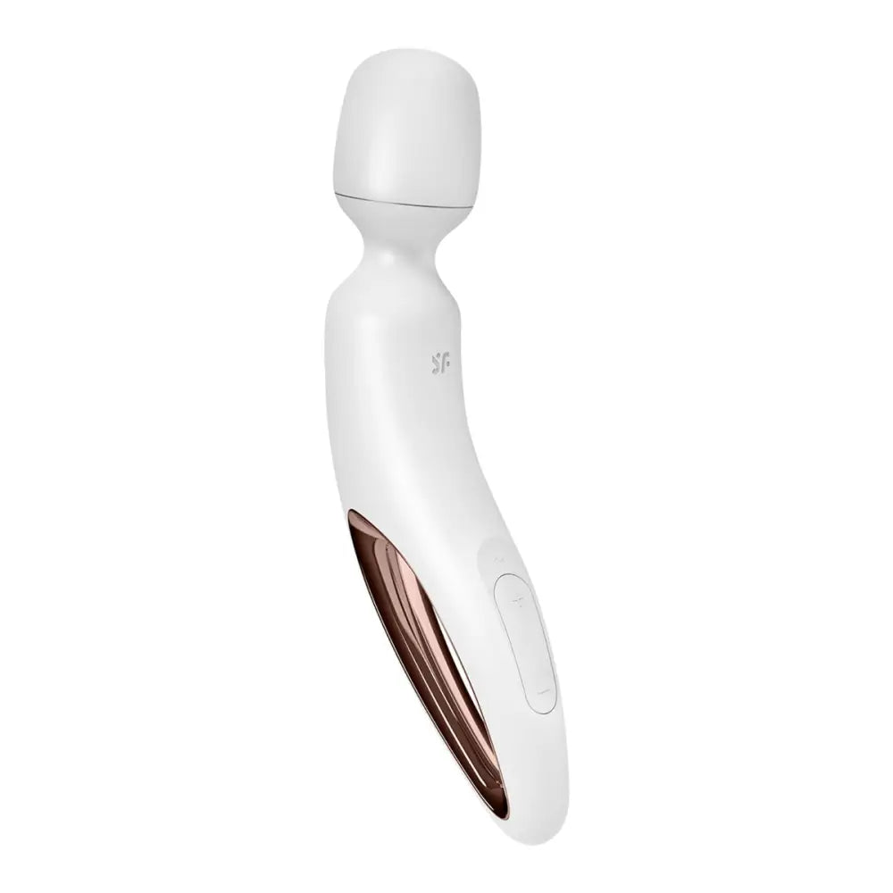 Satisfyer Wand-erland - White/gold - Save 20% - White/gold - Fast Shipping - Vibrator United Kingdom Stoke-on-trent