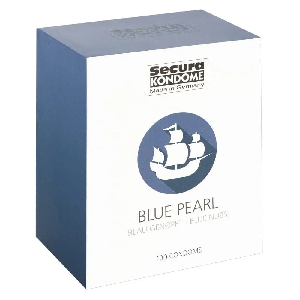 Secura Kondome Blue Pearl X100 Condoms - Save 15% - X100 - Fast Shipping - Sale United Kingdom Stoke-on-trent