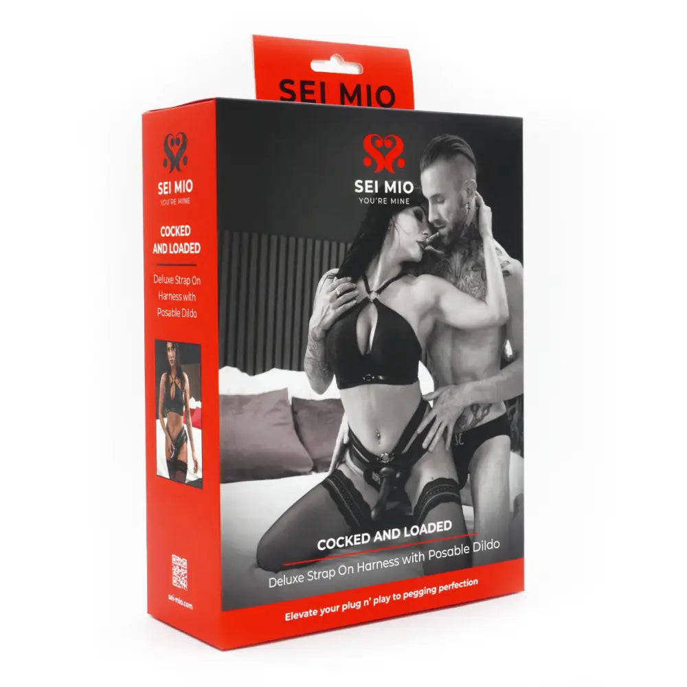 Sei Mio - Cocked and Loaded- Advanced Strap-on Harness 6.5” Dildo - Save 20% - Sei Mio - Strap-on - Sale United Kingdom Stoke-on-trent