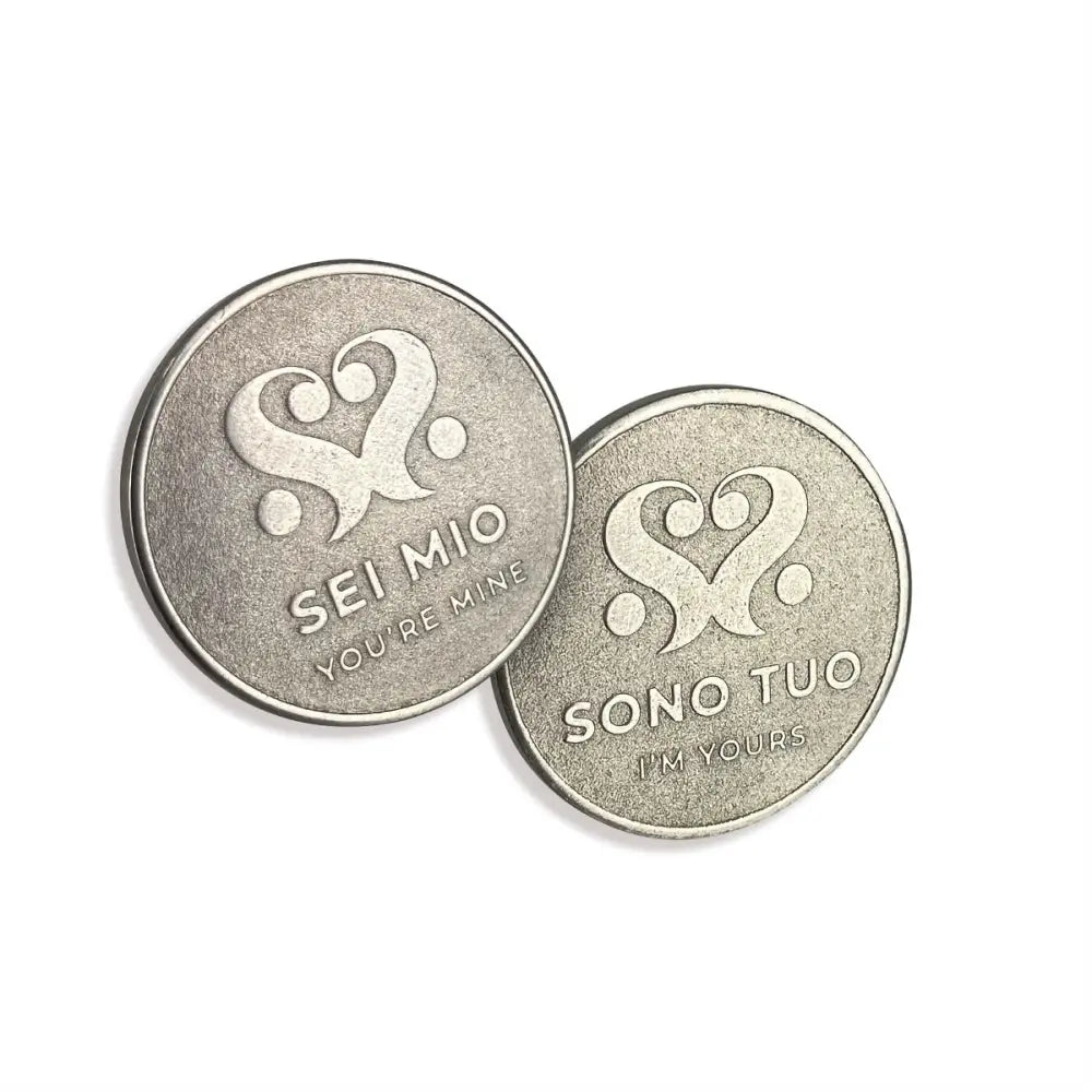 Sei Mio / Sono Tuo - Stainless Steel Coin - Save 20% - Sei Mio / Sono Tuo - Fast Shipping - Sale United Kingdom Stoke-on-trent