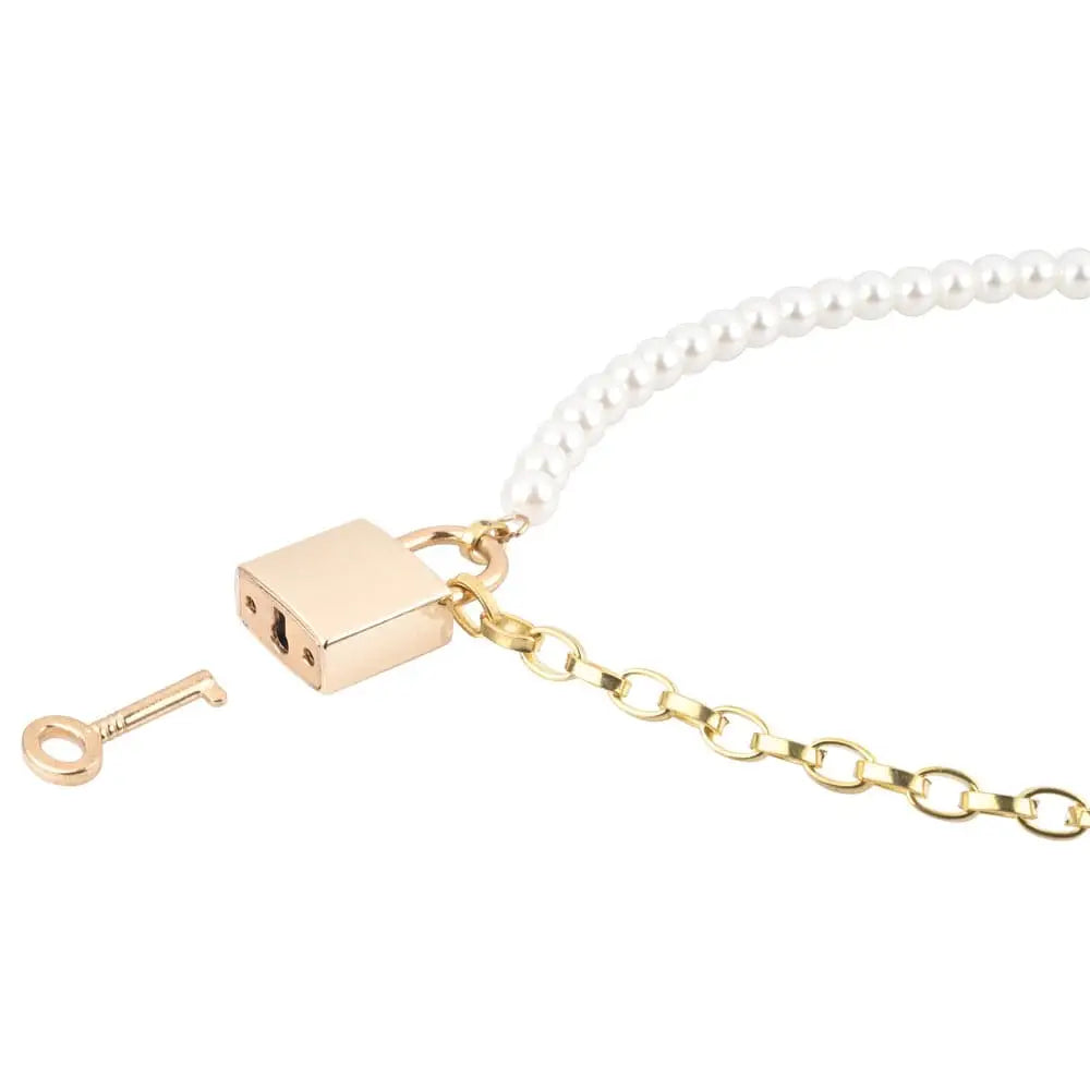 Sex and Mischief Pearl Day Collar - Save 15% - Fast Shipping - Sale United Kingdom Stoke-on-trent