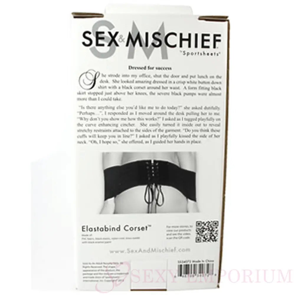 Sex & Mischief Elastabind Corset - Save 65% - Fast Shipping - Sale United Kingdom Stoke-on-trent