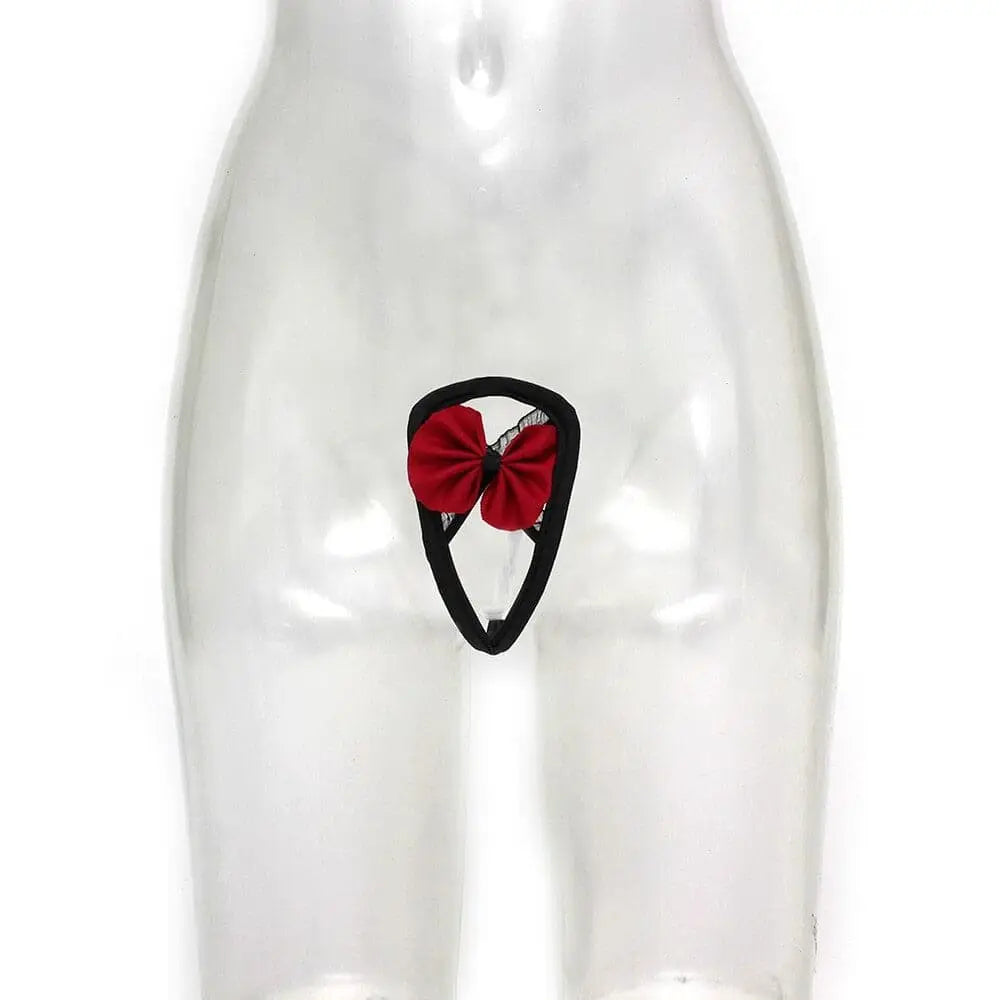 Sexy Black and Red Strapless Cstring Save 15% Cstring Fast Shipping Sale United Kingdom Stoke on Trent