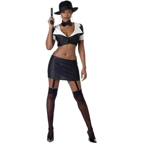 Sexy Gangster and Secretary Costume - Fast Shipping - Sale United Kingdom Stoke-on-trent