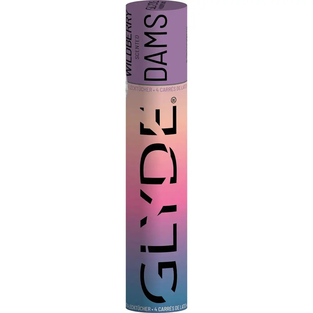 Sheer Glyde Vegan Dams Wildberry Flavour 4 Pack - Fast Shipping - Sex Essentials United Kingdom Stoke-on-trent