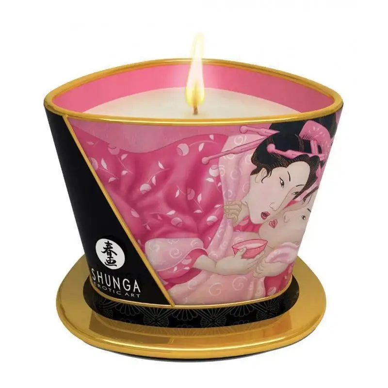 Shunga Massage Candles 170ml Aphrodisia / Roses - Save 25% - Fast - Sale United Kingdom Stoke-on-trent
