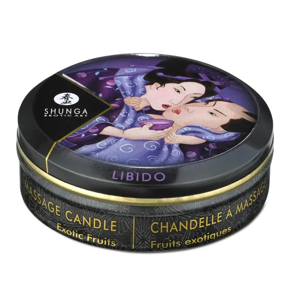 Shunga Mini Candlelight Massage Candles 30ml Libido / Exotic Fruits - Save 25% - Sale United Kingdom Stoke-on-trent