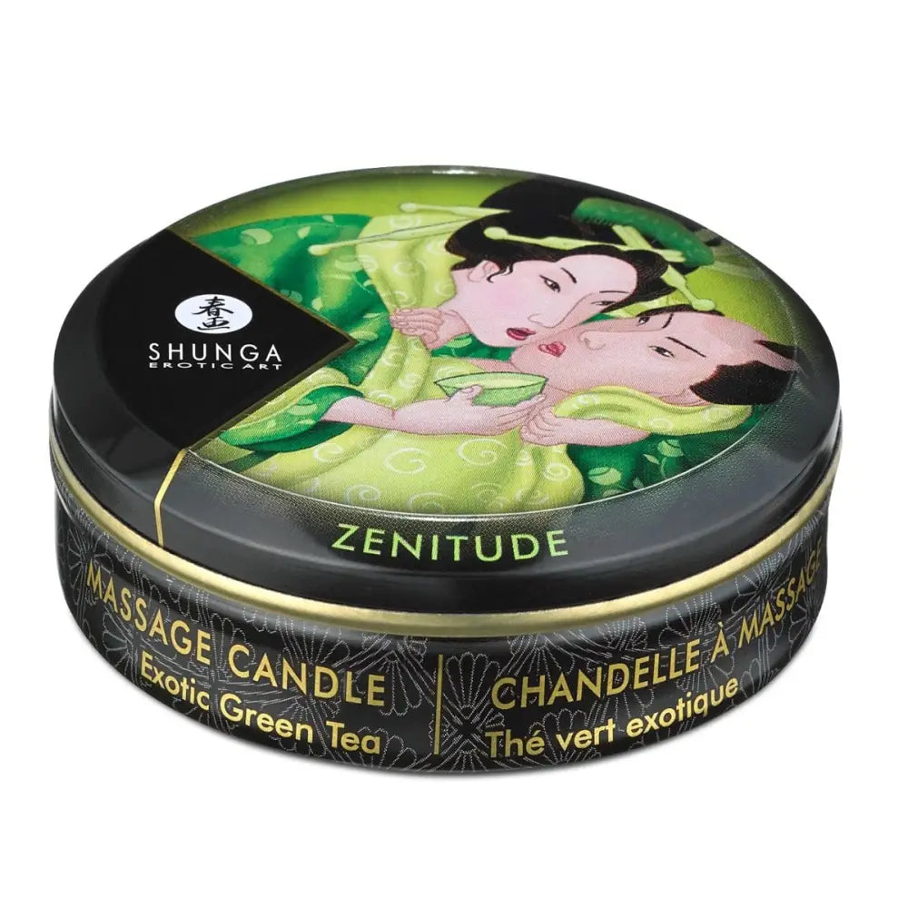 Shunga Mini Candlelight Massage Candles 30ml Zenitude / Exotic Green Tea - Save 25% - Sale United Kingdom Stoke-on-trent