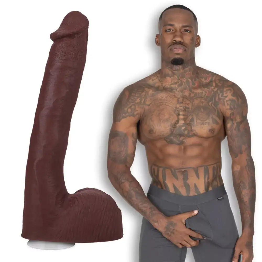 Signature Cocks - Pressure - 10 Inch Ultraskyn Cock with Removable Vac-u-lock Suction Cup - Save 15% - Ultraskyn - Dildo United Kingdom