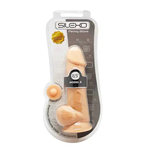 Silexd 8.5 Inch Realistic Silicone Dual Density Girthy Dildo with Suction Cup Balls - Dildos - Save 20% - Silexd Inch - United Kingdom