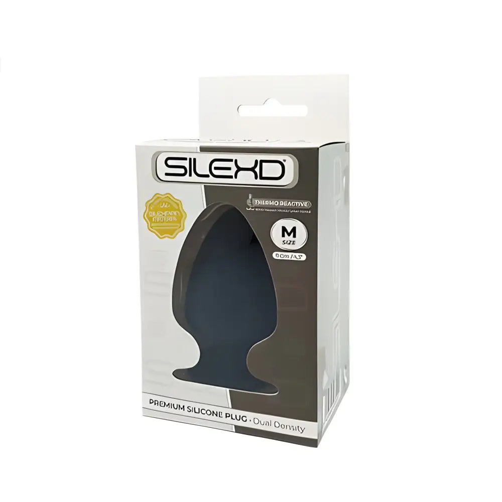 Silexd Dual Density Medium Silicone Butt Plug 4.5 Inches - Plugs - Save 15% - Silexd Inches - Sale United Kingdom Stoke-on-trent