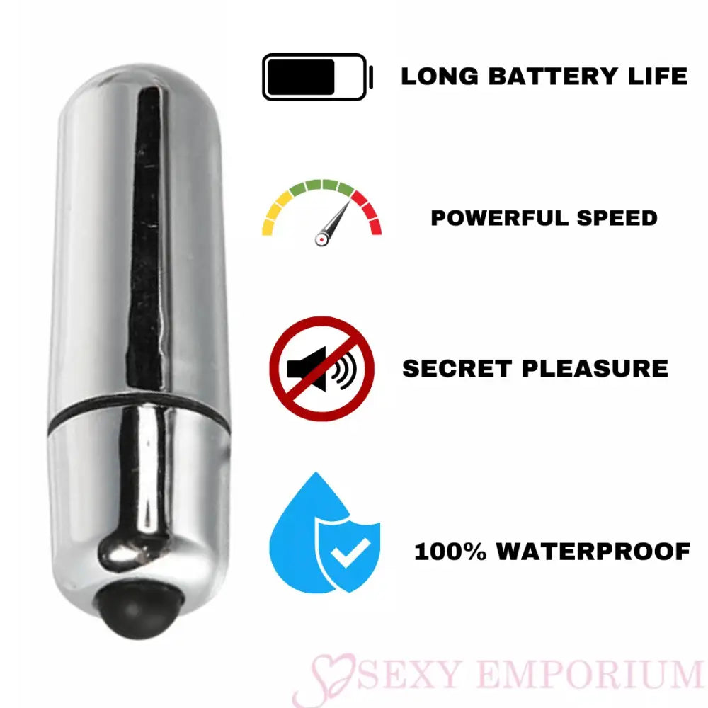 Single Speed Powerful Bullet Vibrating Massager Adult Sex Toy Waterproof g Spot - Save 10% - Sale United Kingdom Stoke-on-trent