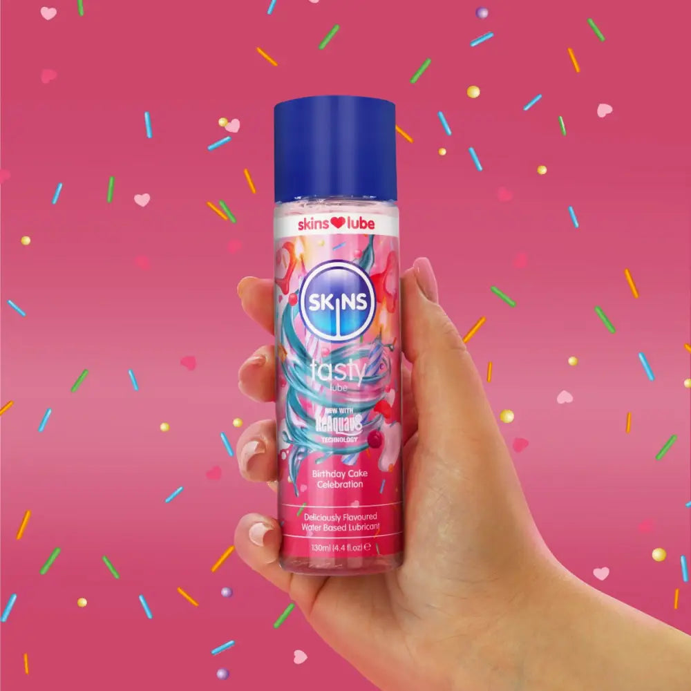 Skins Birthday Cake Water Based Lubricant 130ml - Save 10% - Sale United Kingdom Stoke-on-trent