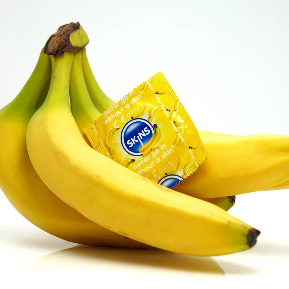 Skins Condoms Banana 8 Pack - Save 20% - Fast Shipping - Sale United Kingdom Stoke-on-trent