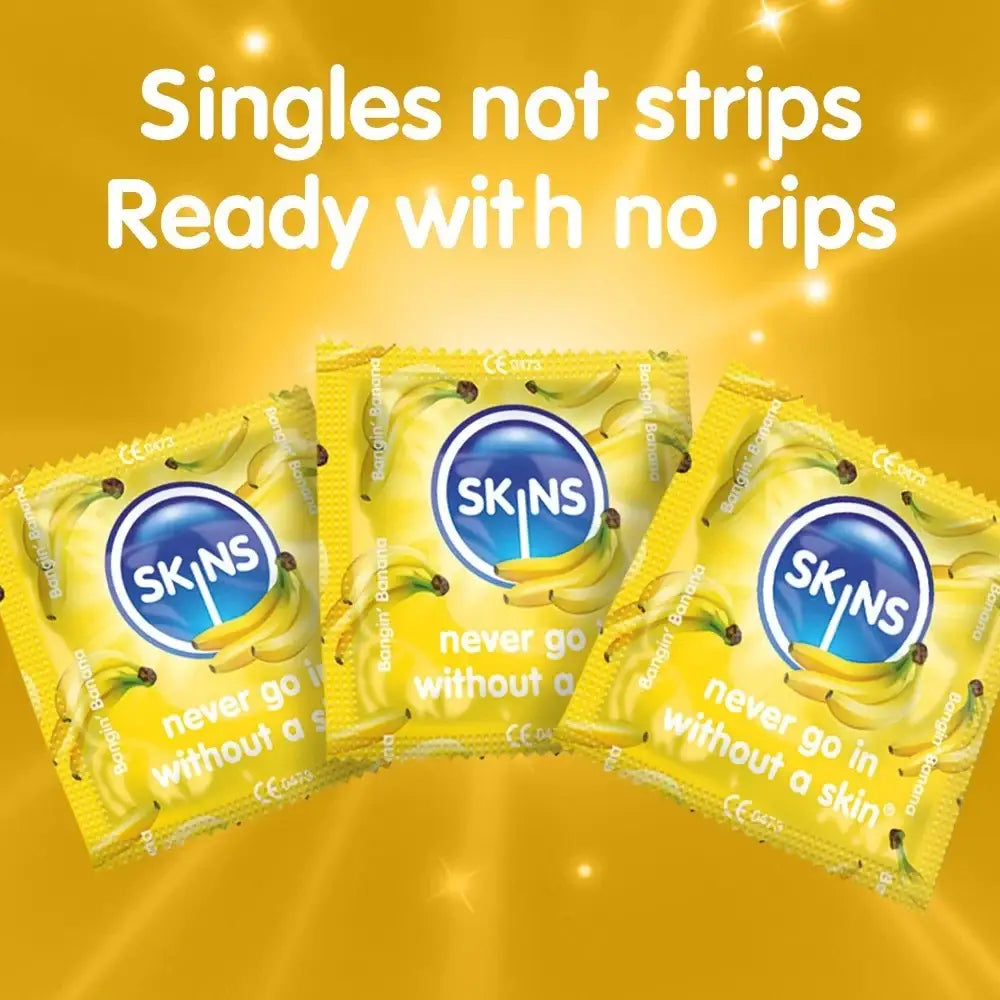 Skins Condoms Banana 8 Pack - Save 20% - Fast Shipping - Sale United Kingdom Stoke-on-trent
