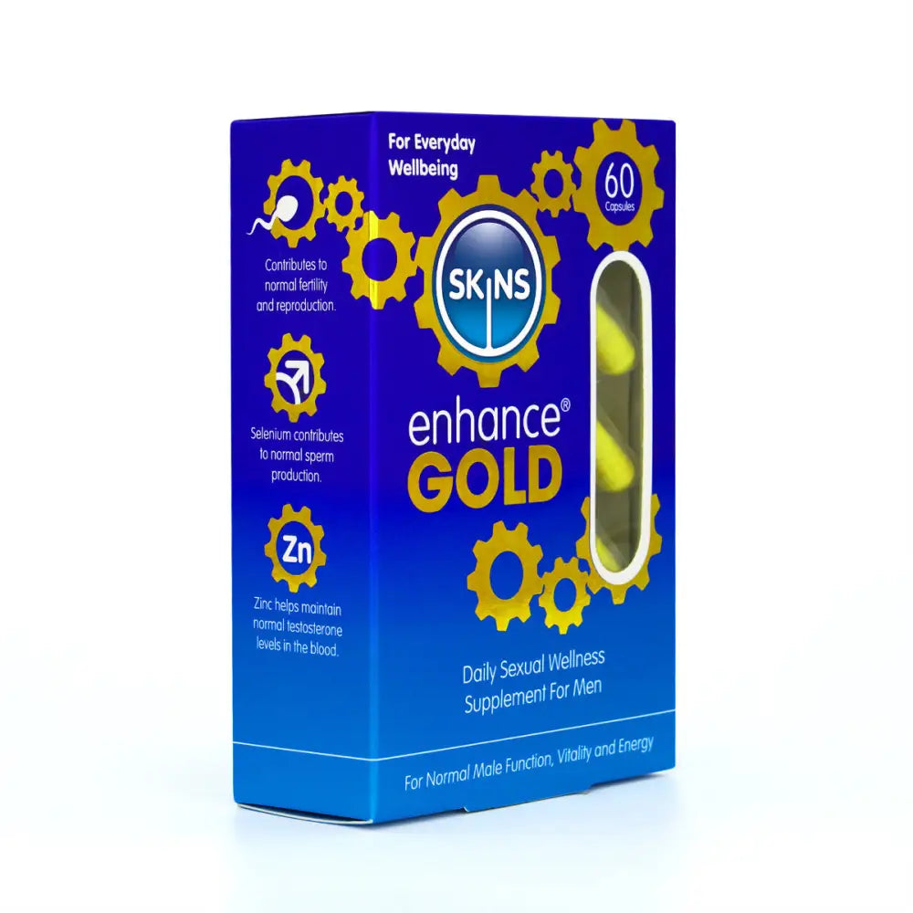Skins Enhance Gold Pill - 60 Pack - Save 15% - Fast Shipping - Sale United Kingdom Stoke-on-trent