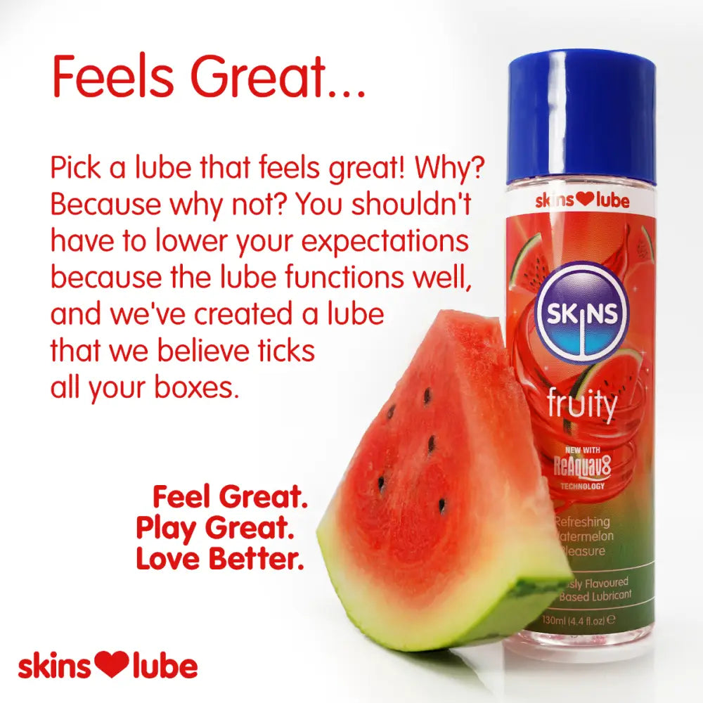 Skins Watermelon Water Based Lubricant - 5ml Foil - Save 25% - Fast Shipping - Sale United Kingdom Stoke-on-trent