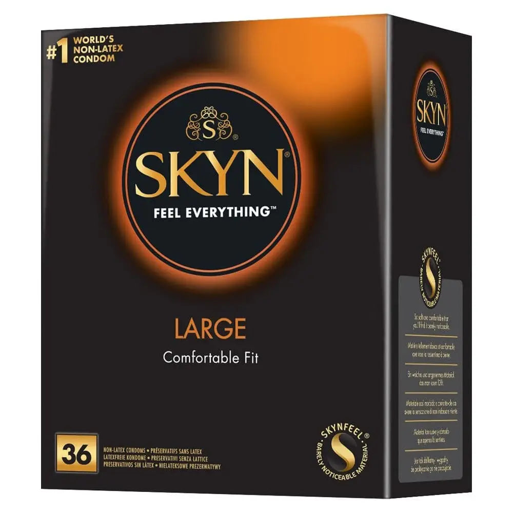 Skyn Latex Free Condoms Large 36 Pack - Save 20% - Skyn - Fast Shipping - Sale United Kingdom Stoke-on-trent