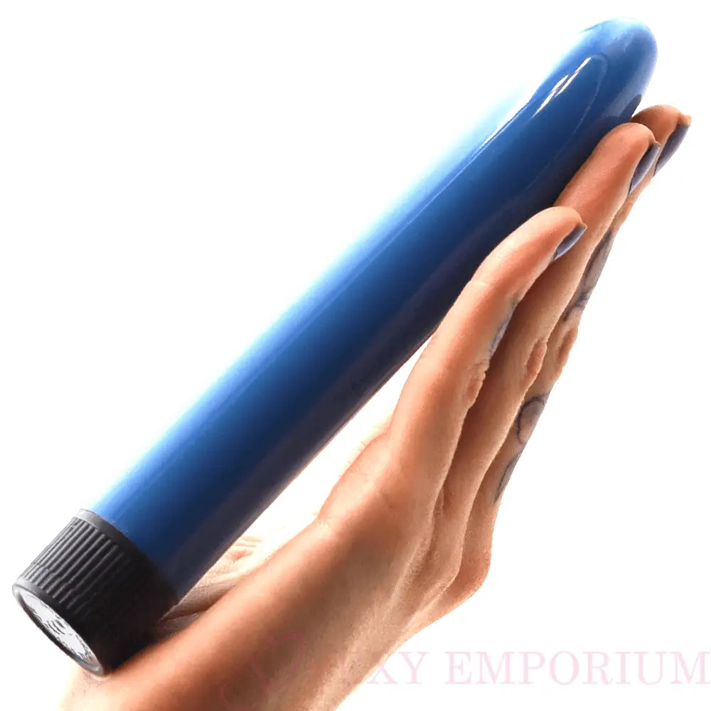 Sleek 7 Inch Multi-speed Vibrator Blue - Save 10% - Multi-speed - Fast Shipping - United Kingdom Stoke-on-trent