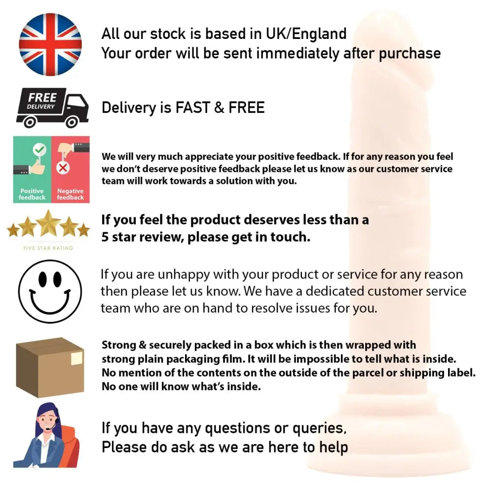 Slimline Anal Starter Dildo 5 Inch - Sex Toys - Save 10% - Fast Shipping - United Kingdom Stoke-on-trent