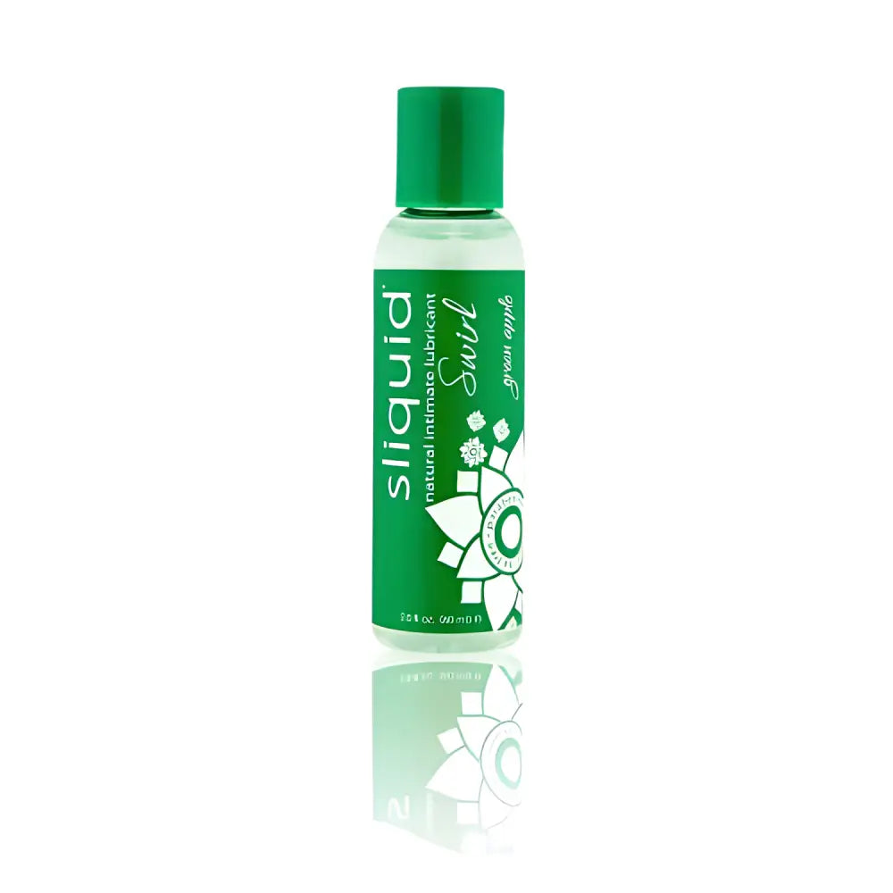 Sliquid Naturals Swirl Flavoured Lubricants-green Apple 59ml - Lubricant - Save 20% - Lubricants-green - Sale United Kingdom Stoke-on-trent