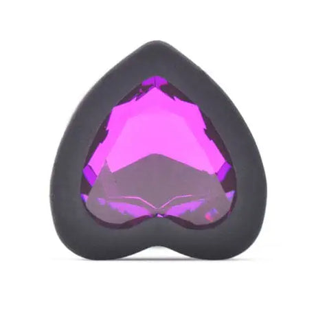 Small Heart Shaped Diamond Base Black Butt Plug - Save 15% - Fast - Sale United Kingdom Stoke-on-trent