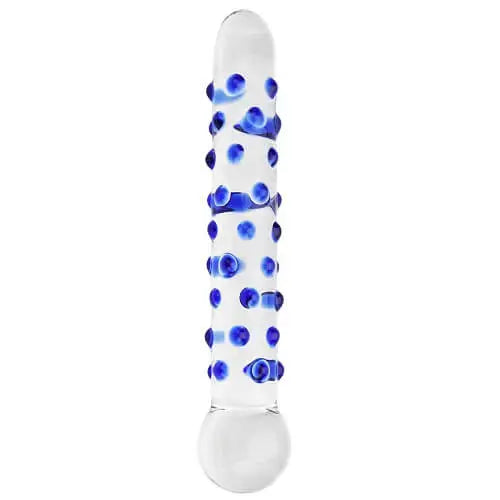 Spectrum Nubby Textured Glass Dildo - Dildos - Save 15% - Fast Shipping - United Kingdom Stoke-on-trent