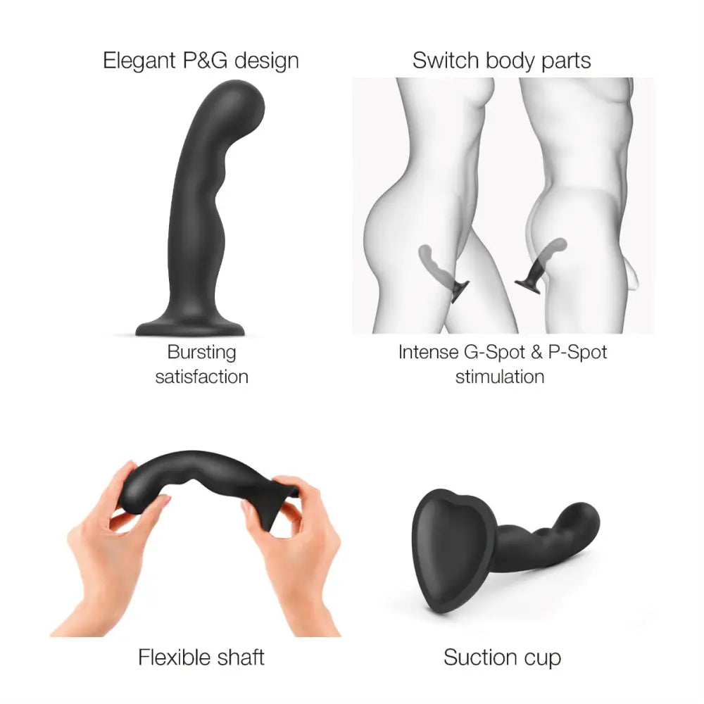 Strap on me Dildo Plug P&g Black Medium Hybrid Sex Toy - Save 20% - – Design - Dildos United Kingdom Stoke-on-trent